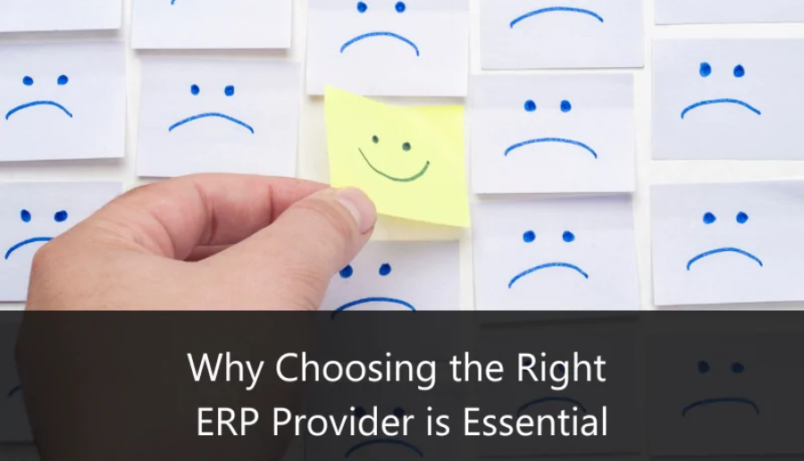 Why Choosing the Right ERP Provider is Essential