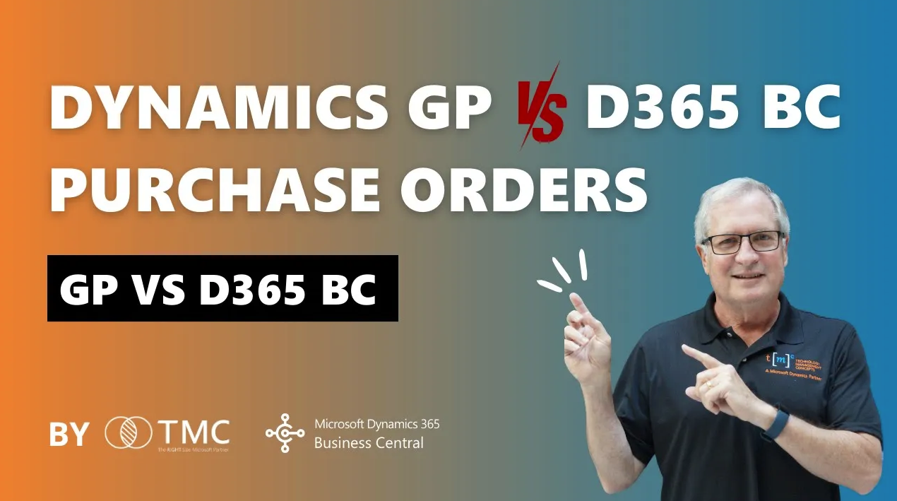 Dynamics GP vs. Dynamics 365 Business Central - Purchase Orders