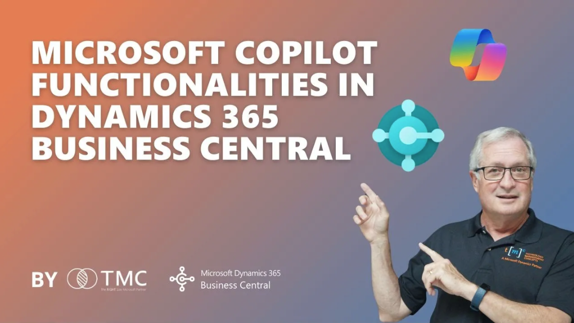 Microsoft Copilot Functionalities in Dynamics 365 Business Central