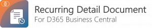 Recurring Detail Document App for Business Central